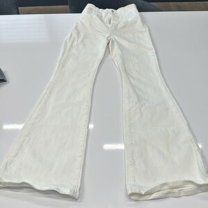 Free People White Denim Pants